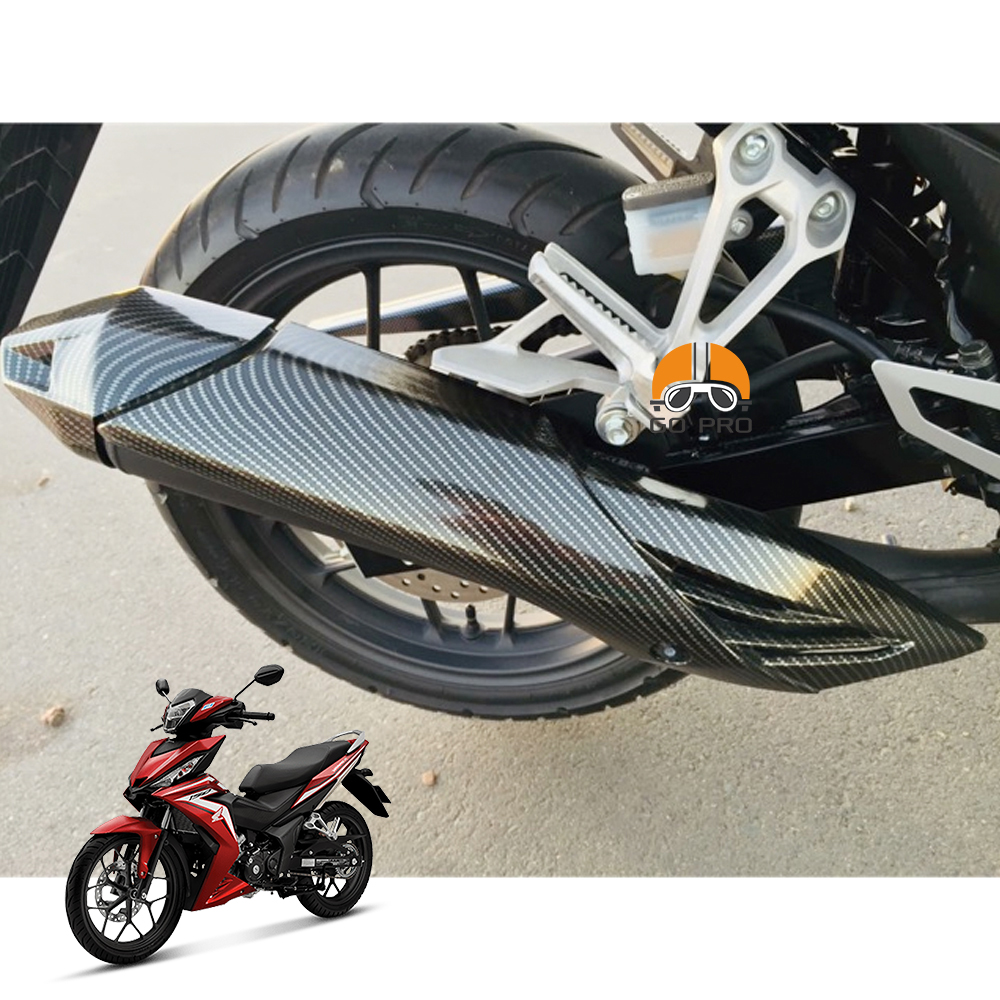 Bộ Ốp Hông & Đích Pô WINNER V1 Carbon