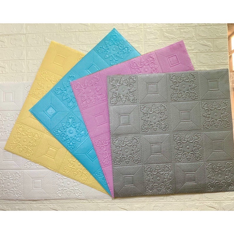 Combo 10 tấm xốp hoa văn kích thước 70x70cm