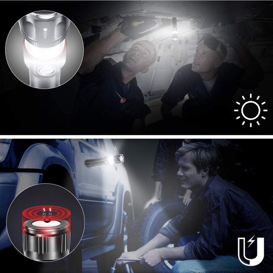 Đèn pin siêu sáng/Đèn pin cầm tay/đèn led chiếu xa chống nước/mini flashlight