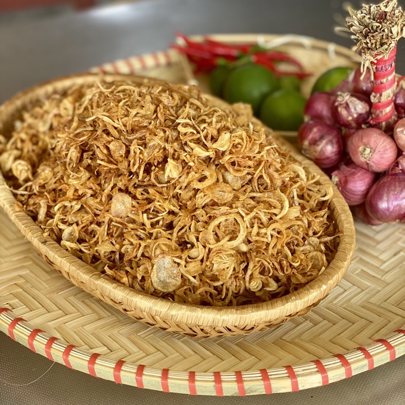 1KG Hành Phi Sạch - Thơm, Giòn, Nguyên Chất