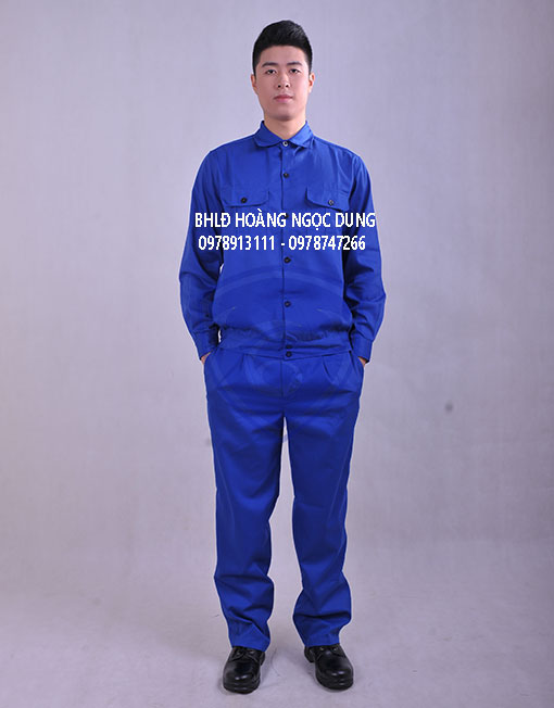 ĐỒNG PHỤC BẢO HỘ LAO ĐỘNG , QUẦN , ÁO BẢO HỘ LAO ĐỘNG VẢI KAKI LOẠI 1 MÀU XANH DƯƠNG