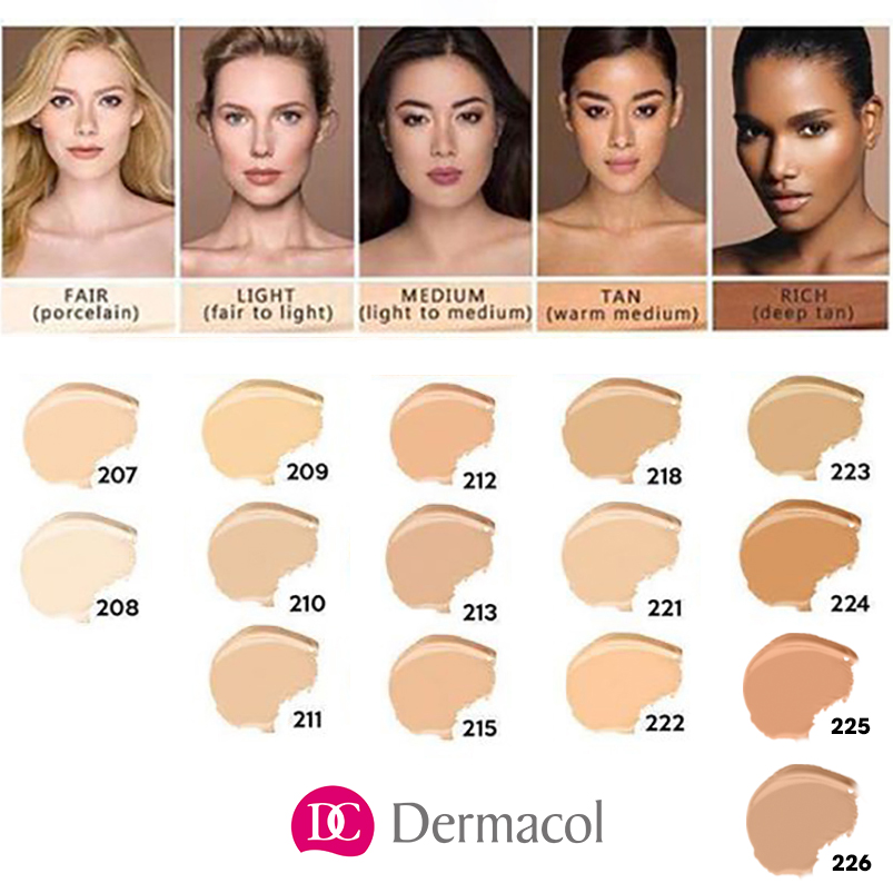 Kem nền che khuyết điểm Dermacol
