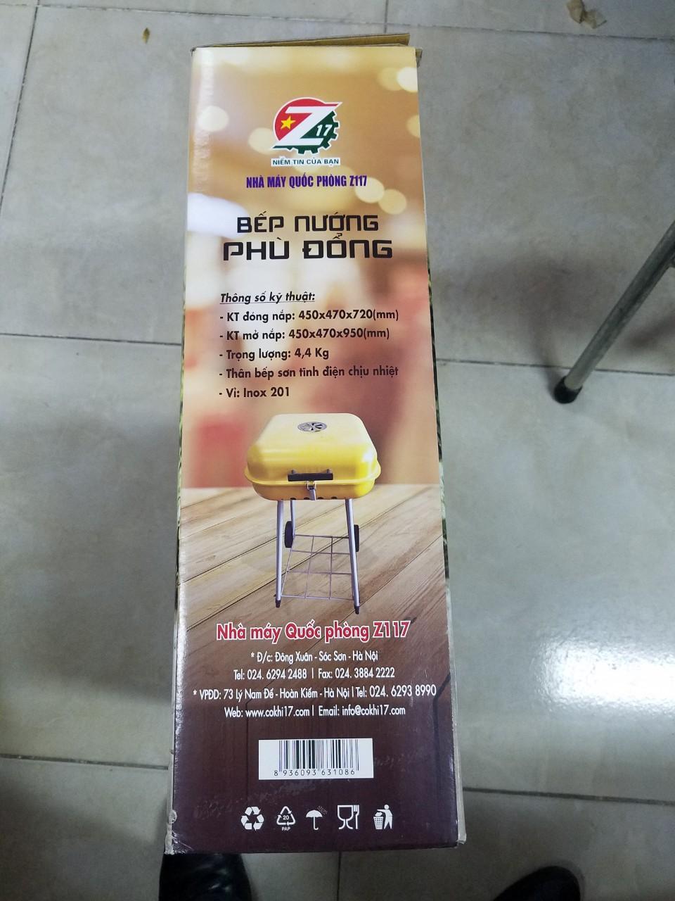 Bếp nướng than hoa phù đổng PDD17-G216