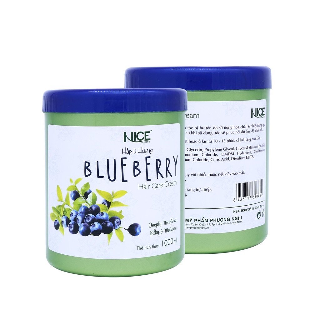 Hấp ủ tóc hương Blueberry Nice 1000ml
