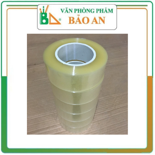 Băng dính trong 5cm 0.5kg/cuộn, cây 6 cuộn