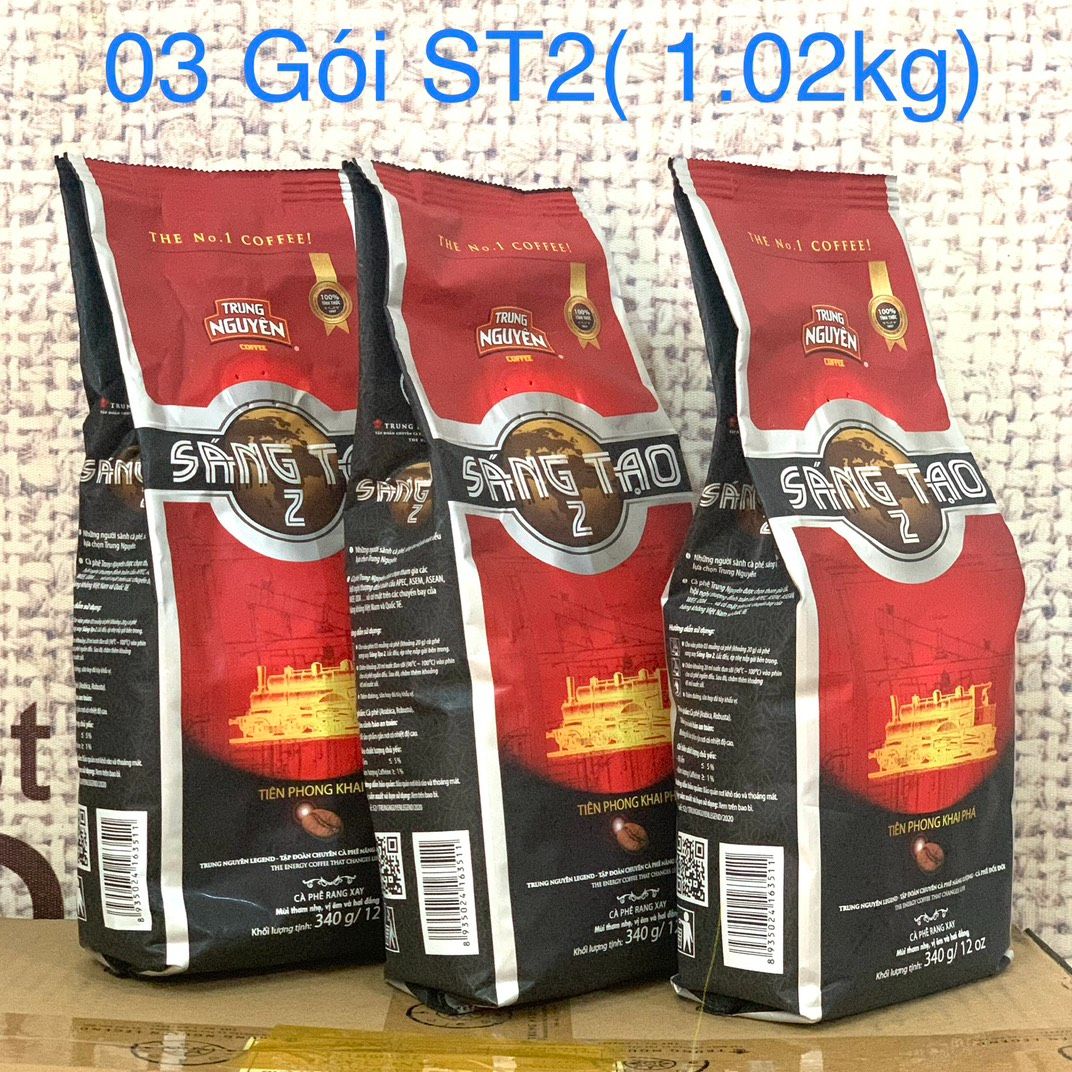 (COMBO 3 GÓI) SÁNG TẠO 2 Trung Nguyên ( Gói 340gam)