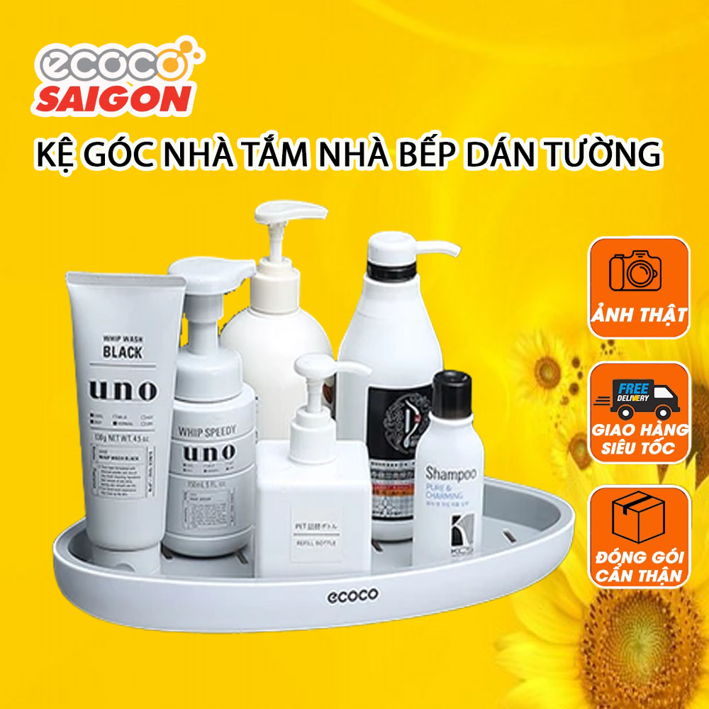 Kệ góc đa năng dán tường siêu chắc E2030
