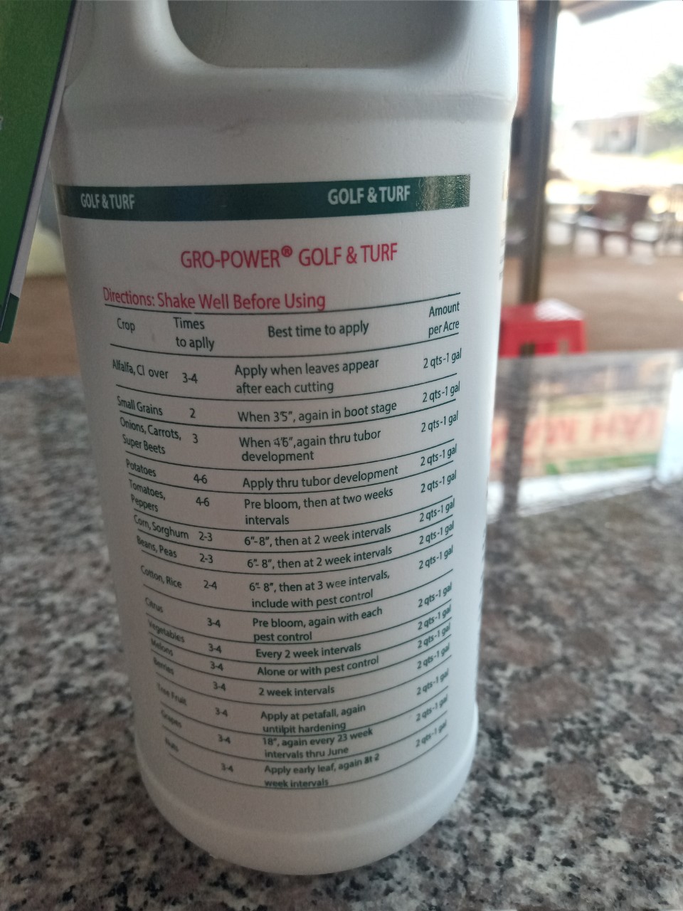 Phân Bón Vi Lượng  GOLF VÀ TURF GRO-POWER lọ 946 ml
