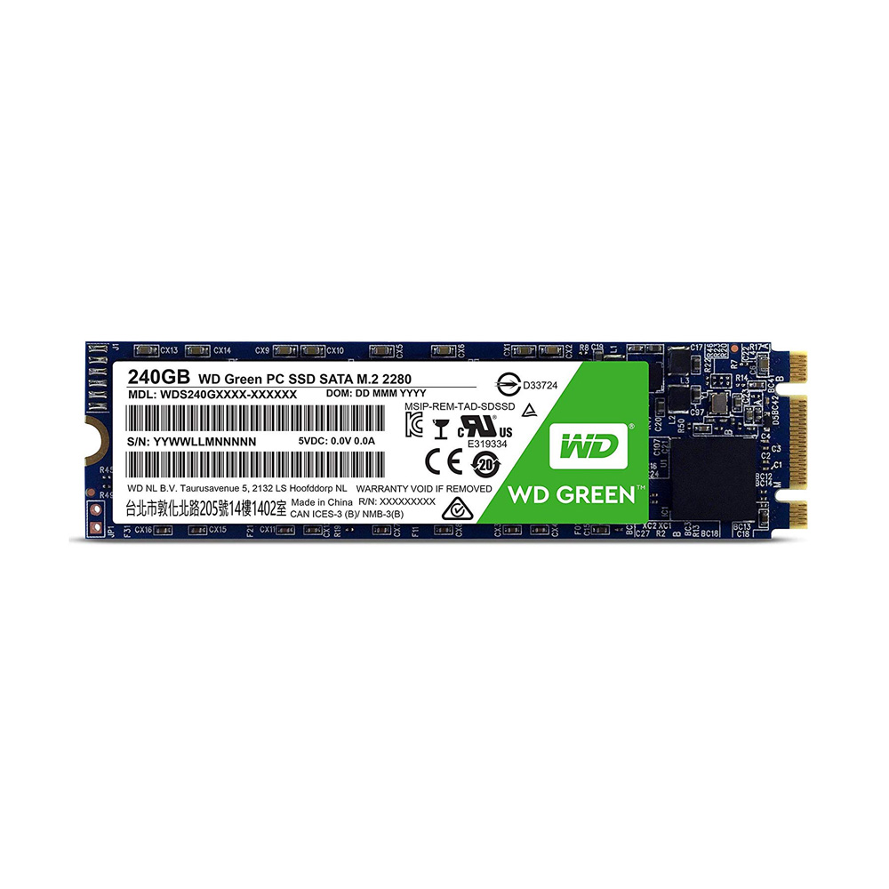 Ổ cứng SSD Western Green 120GB M.2 2280 (Đọc 545MB/s - Ghi 430MB/s) - (WDS120G2G0B)