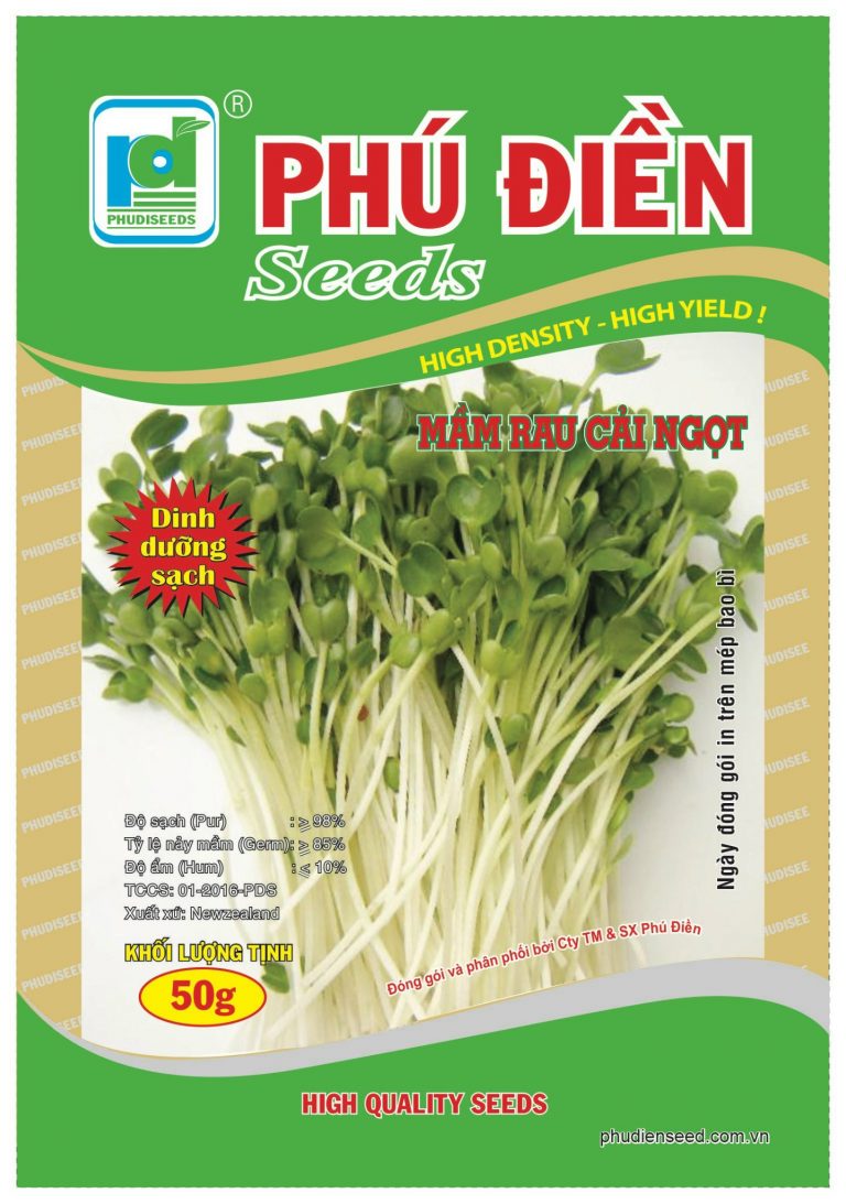 Hạt giống rau mầm rau cải ngọt