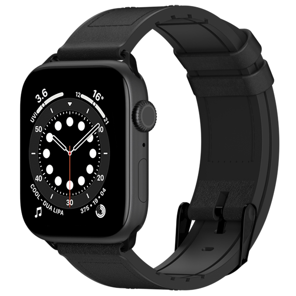 Dây da Chống Nước SwitchEasy Hybrid Silicone-Leather Dành Cho Apple Watch Series (1~8/ SE) Size 38/40/41mm và 42/44/45/49mm_ Hàng Chính Hãng