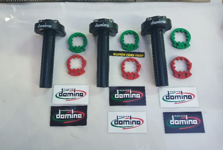 Cùm tăng tốc Domino 2 dây gắn mọi loại xe máy