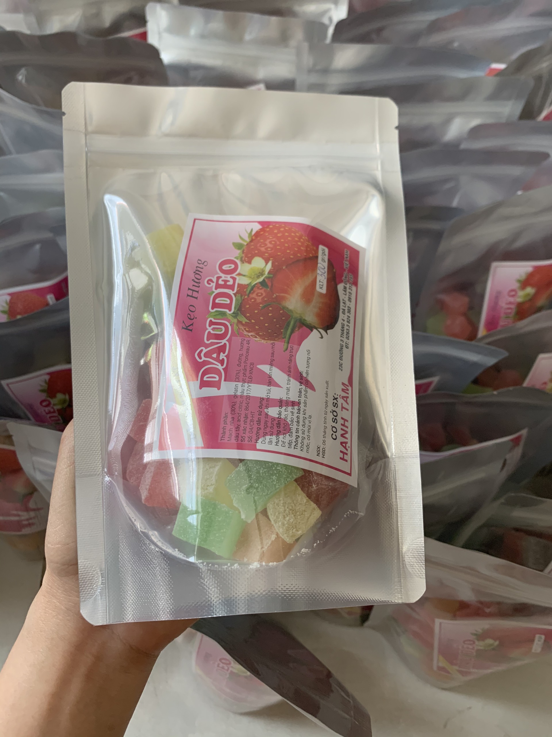 [HCM][Gói 300g] Kẹo dẻo trái cây đặc sản Đà Lạt