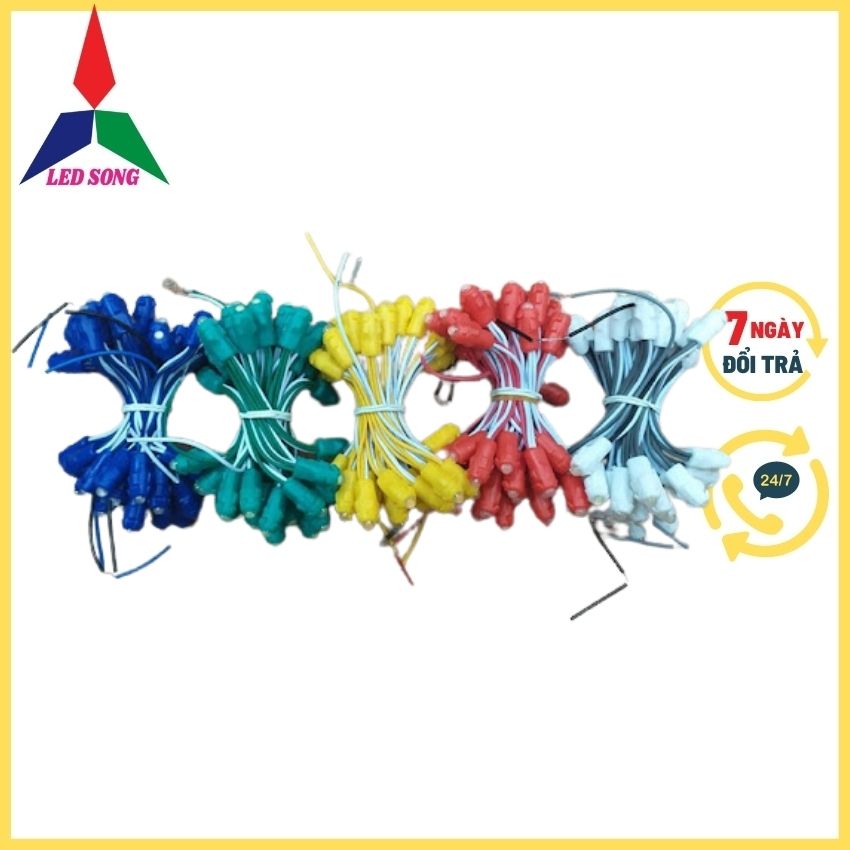 Led Đúc F5 12v Dây 50 Bóng
