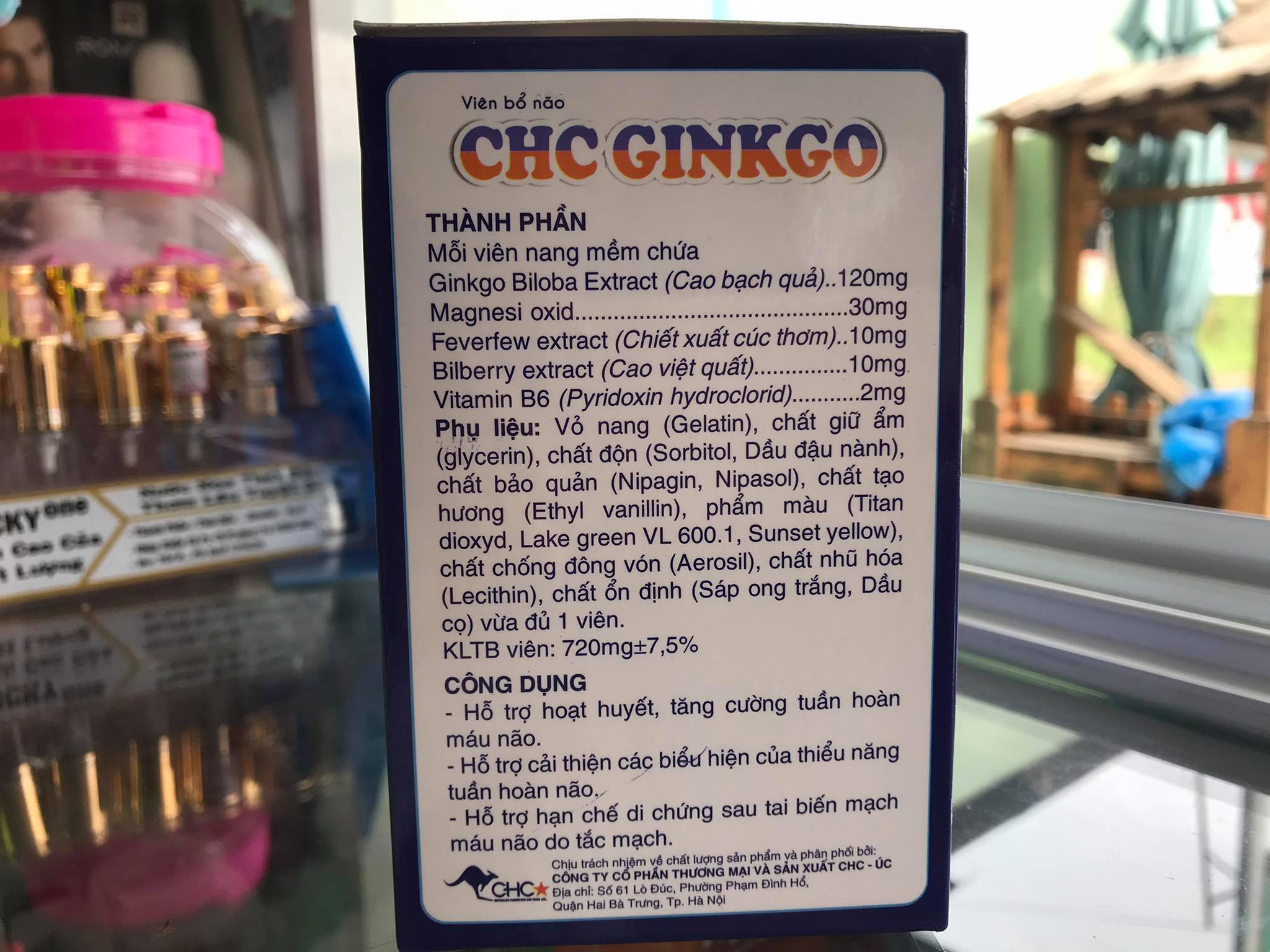 Viên Bổ Não CHC GINKGO