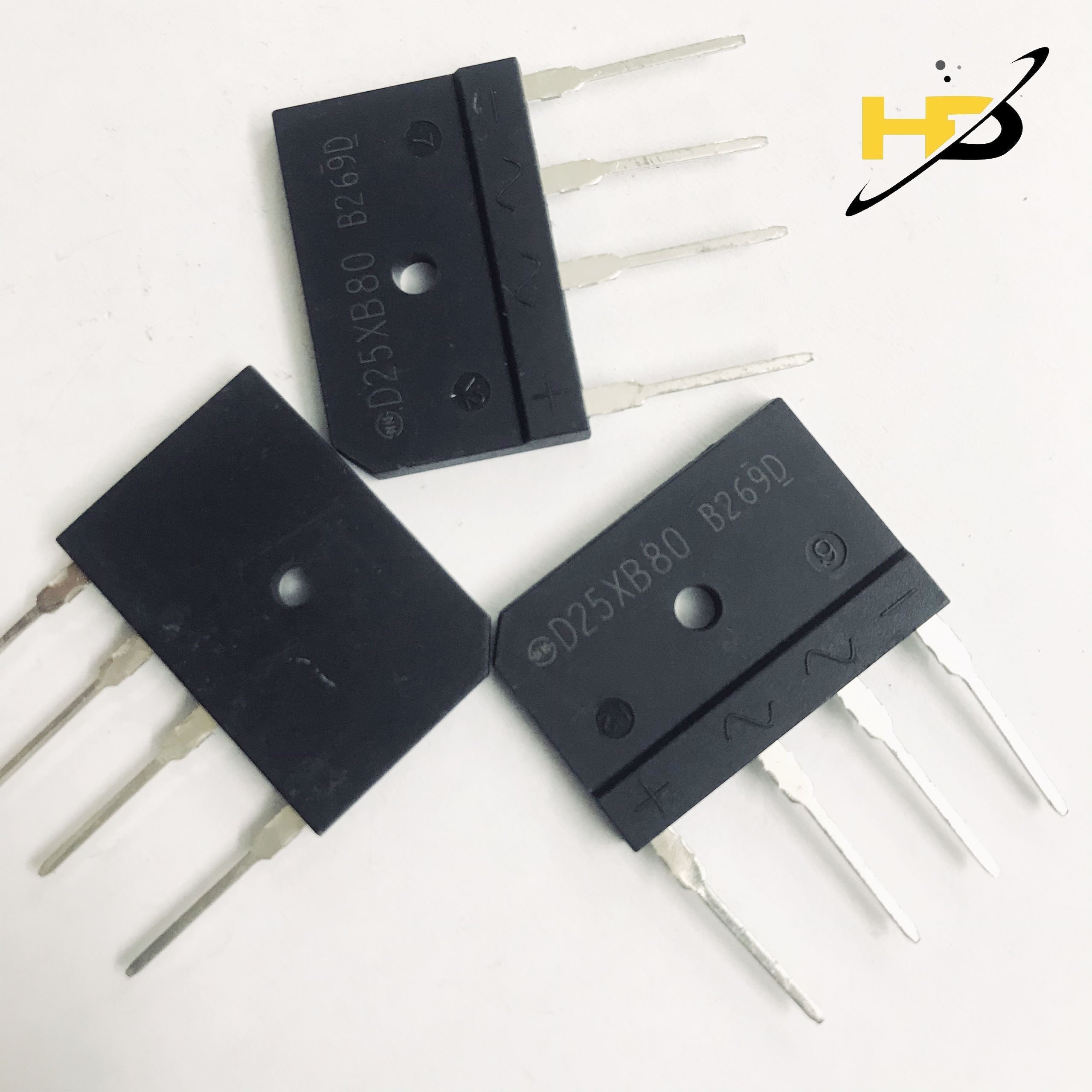 Cầu diode chỉnh lưu d25xb80 b269d, đi-ốt cầu 25a 800v