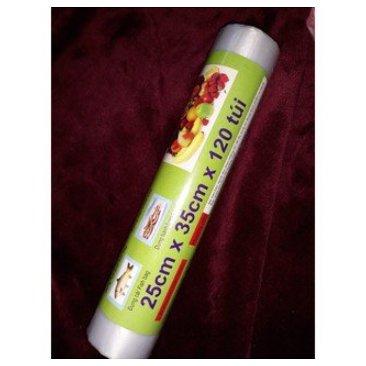 Cuộn 120 túi đựng thực phẩm An Lành 25x35cm