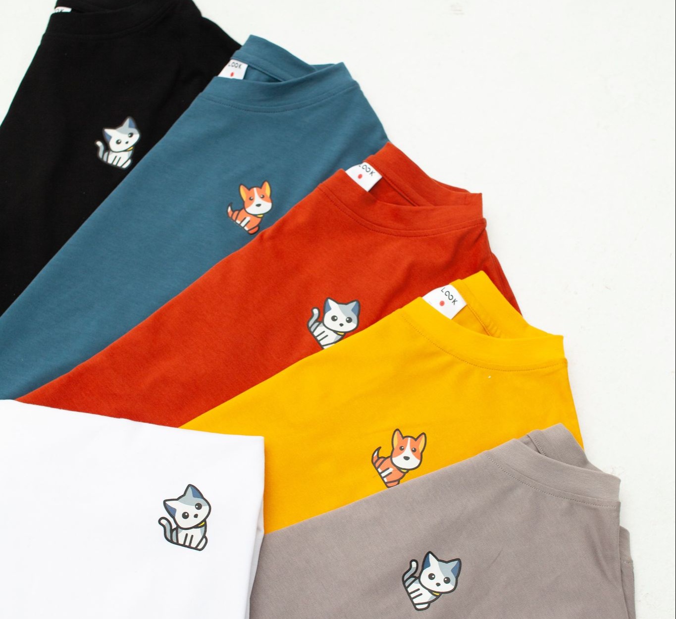 Áo Phông LOOK Cat Lover Tee