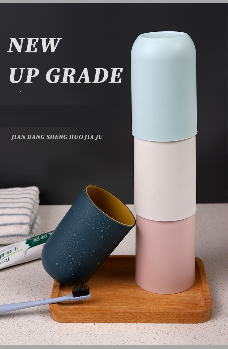 Cups toothbrush holder plastic barley