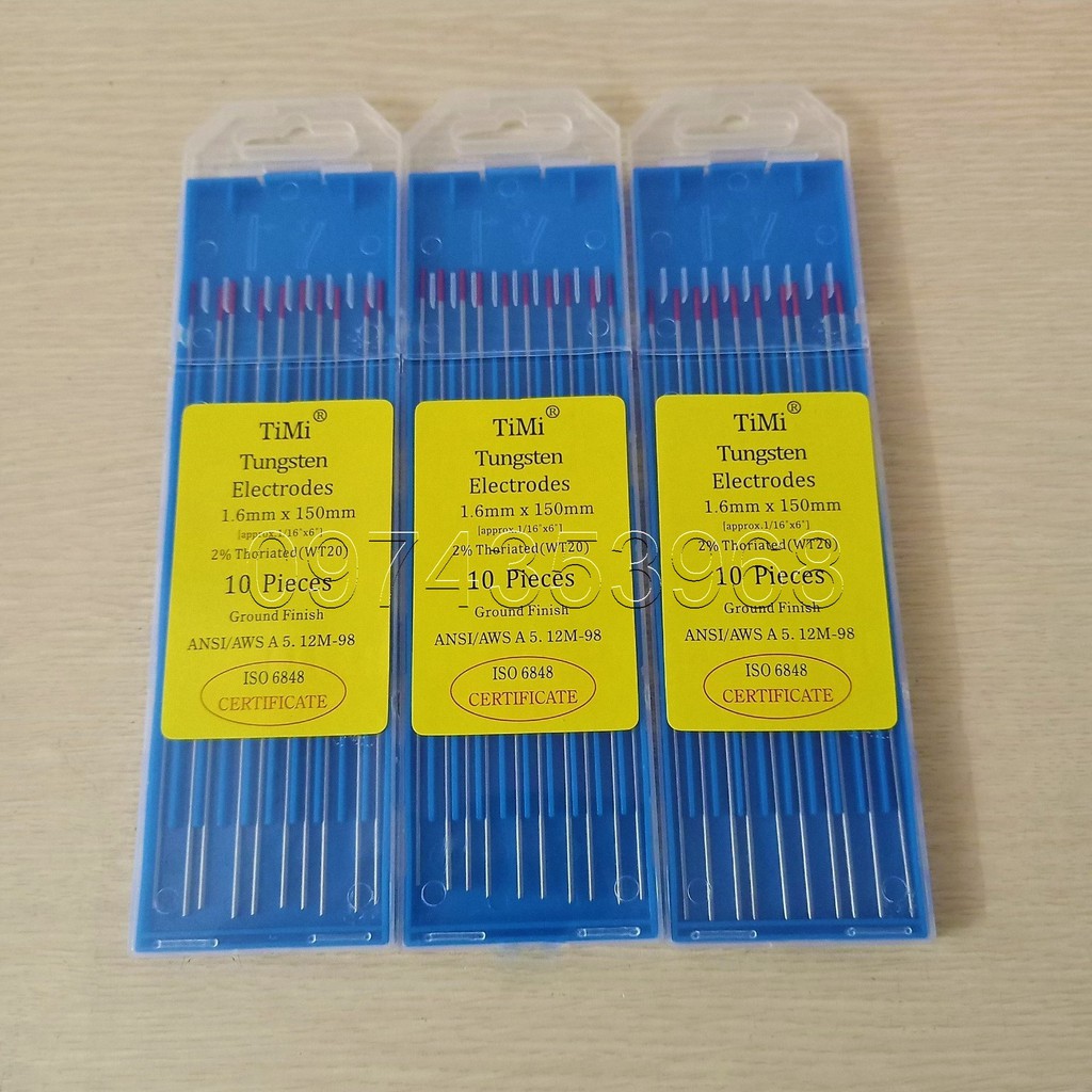 Kim hàn tig 1.6x150mm TiMi (vỉ 10 chiếc)