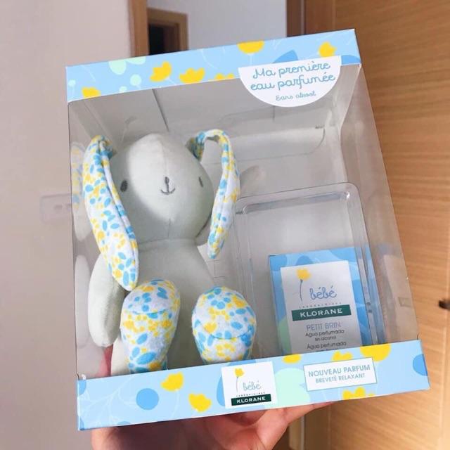 Set Nước Hoa Cho Bé Klorane Bebe Petit Brin 50ml (Tặng kèm thỏ bông siêu cute)