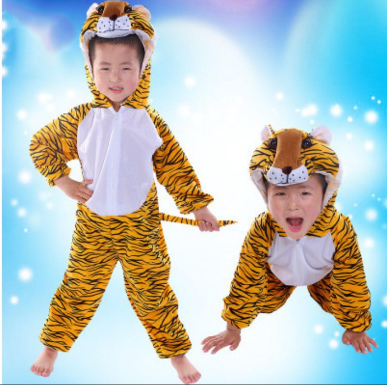[HCM]Bộ hoá trang hình  thú  cho bé 3-12 tuổi(thú mỏng)