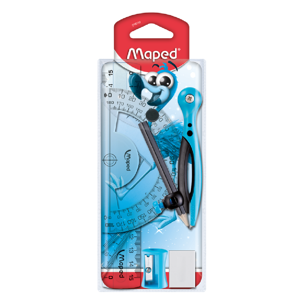 Maped - hộp compa pulse - set 8