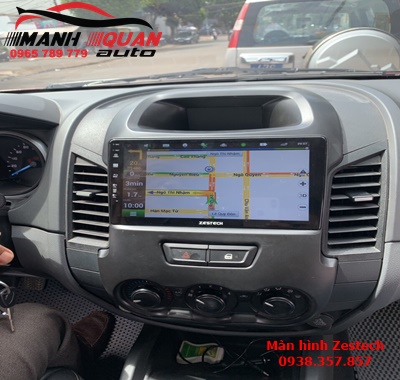 Màn hình android Zestech Z500 cho xe Ranger 2017