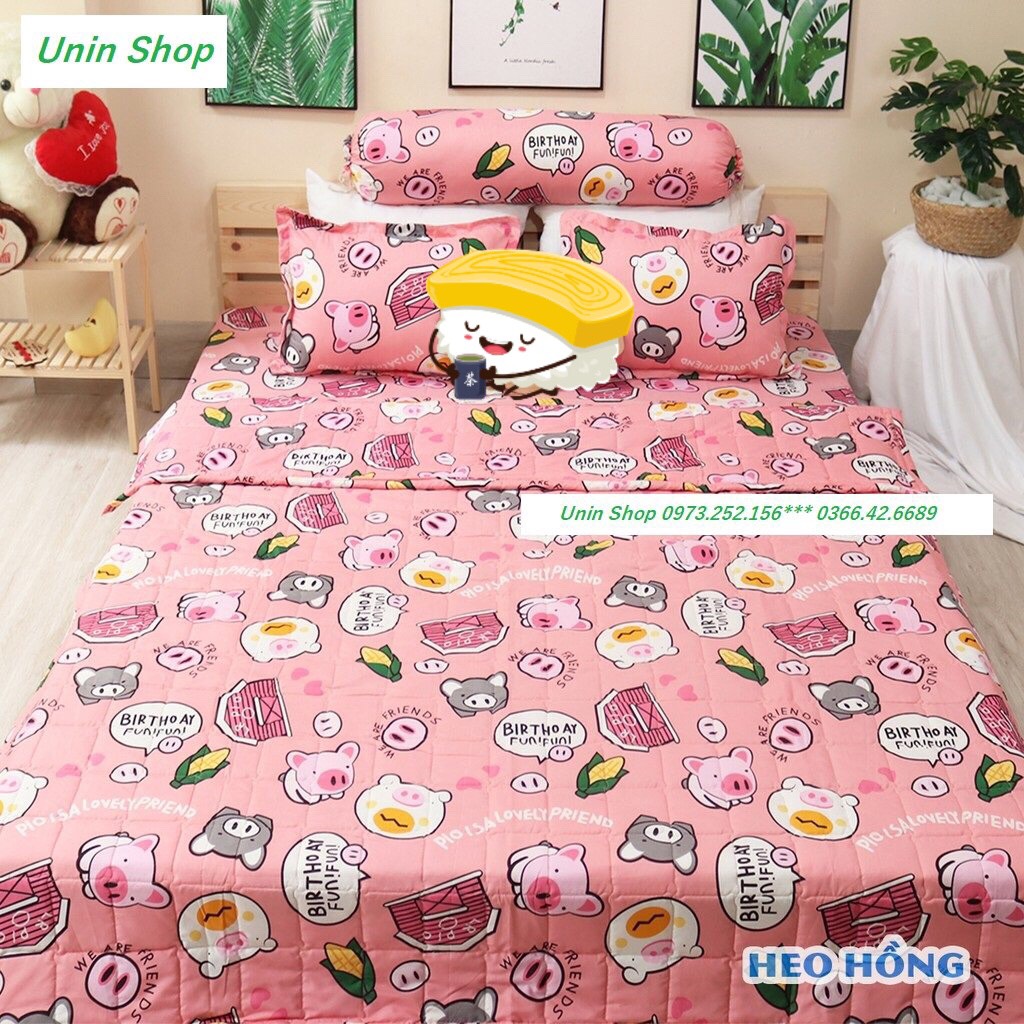 Chăn hè siêu nhẹ, chăn trần bông 3 lớp poly cotton thấm hút mạnh mẫu Cung Hoàng Đạo sang trọng, nhã nhặn - Loại bông sạch, đẹp