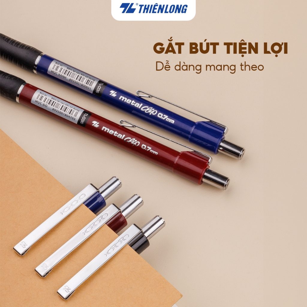 Bút bi Thiên Long TL036, bi 0.7mm