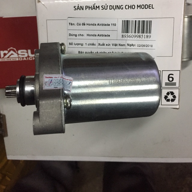 Củ đề Honda airblade 110 Daichi Nhật bản / mô tơ khởi động Honda