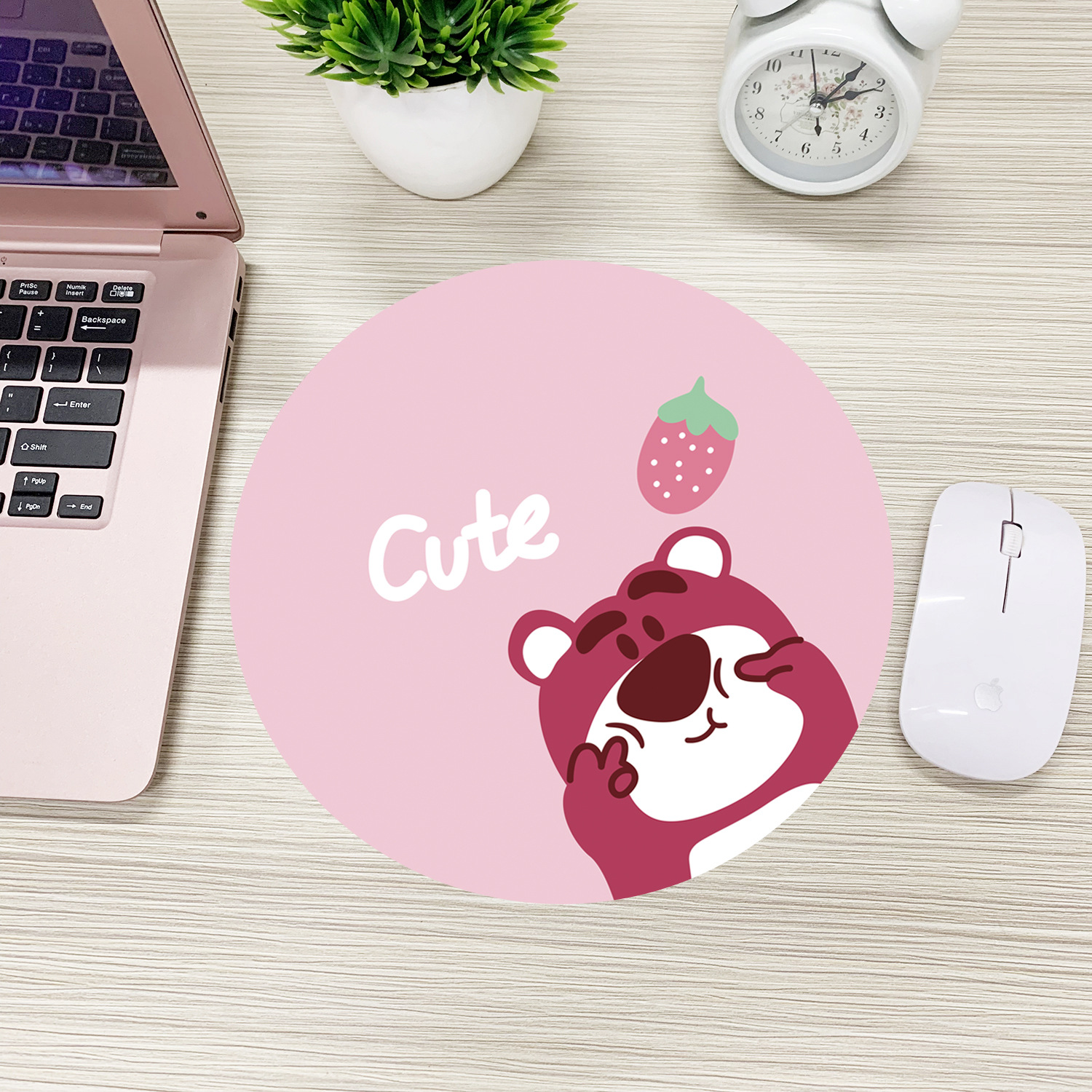 Cheap mousepad super easy to use round mouse pad 20x20cm-Hause