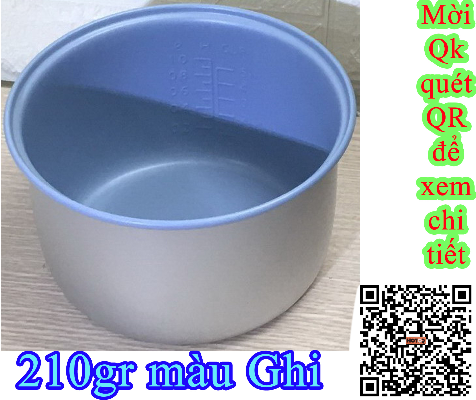 Lòng nồi cơm điện 1.0 L chống dính loại tốt