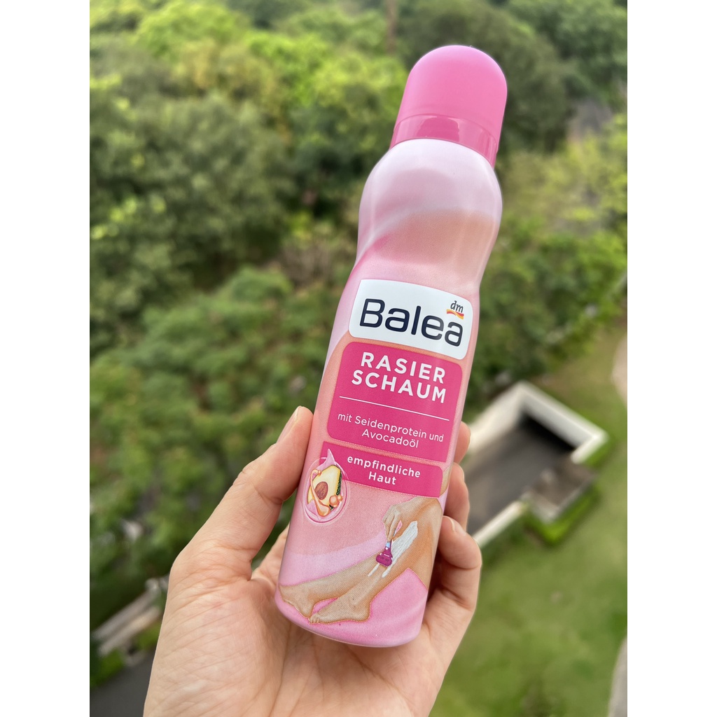 [GIẢM 5% ĐƠN 129K]Bọt Tẩy Lông Balea Avocado Dạng Xịt 150ml Đức