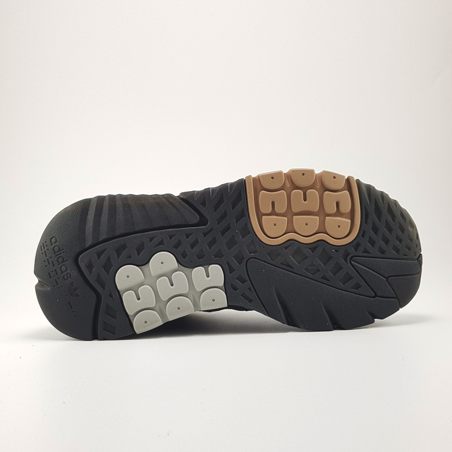 Giày sneaker nam Nite Jogger 2019 Black/Grey-Creamy White