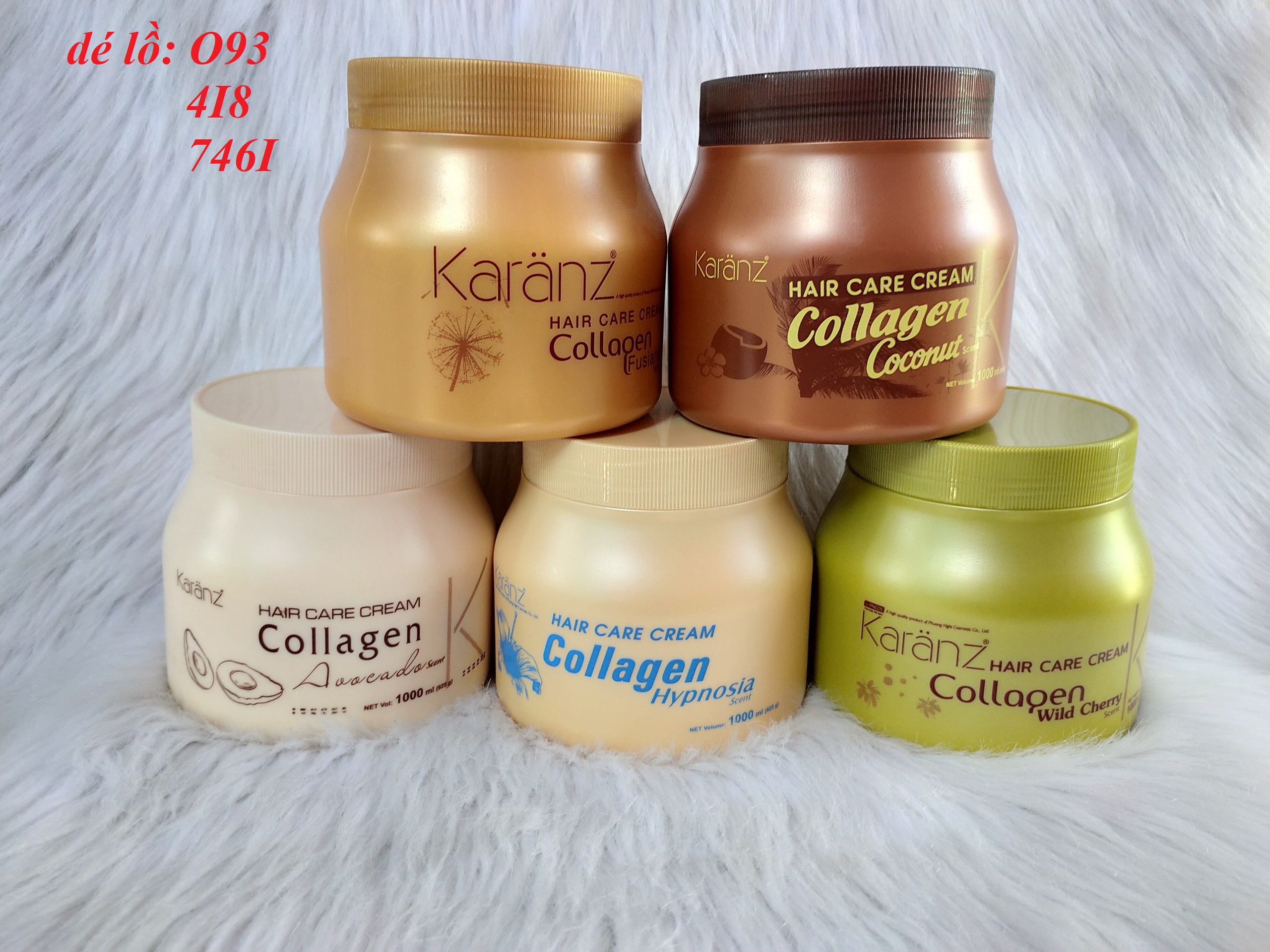 Dầu hấp tóc Karanz hủ lùn collagen 1000ml