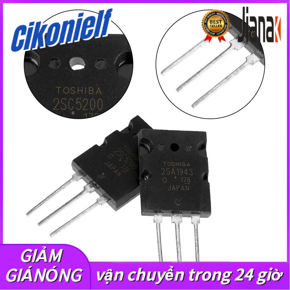 5 Pair Black 2SA1943 2SC5200 High Power Matched Audio Transistor