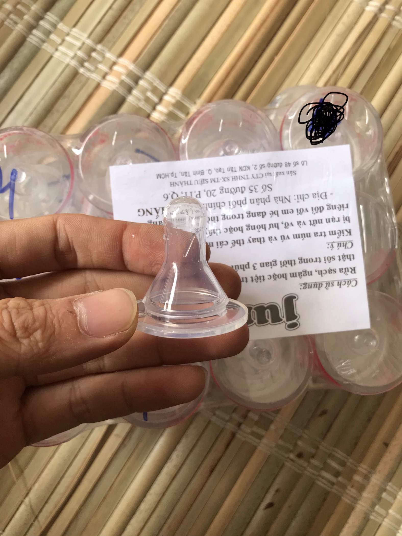 combo 2 núm vú giả jumi