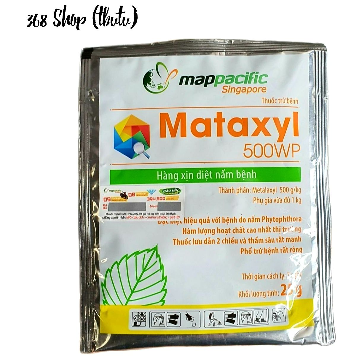 💎Thuốc trừ bệnh cây trồng Mataxyl 500WP (25gr) 🌱Tiêu diệt các loại nấm bệnh cây ..