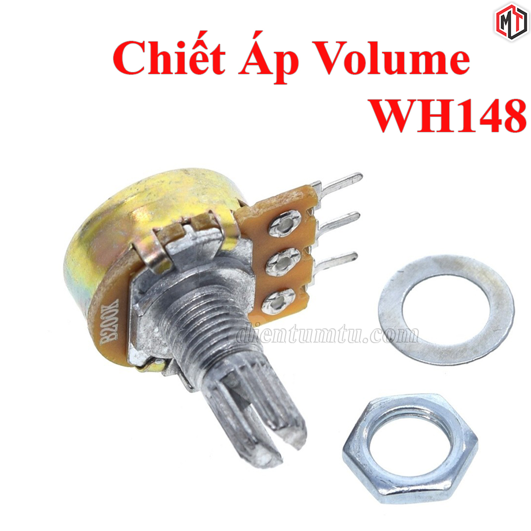 Biến trở volume - chiết áp điều chỉnh - wh148 1k 2k 5k 10k 20k 25k 50k 100k 200k 220k 250k 500k 1m