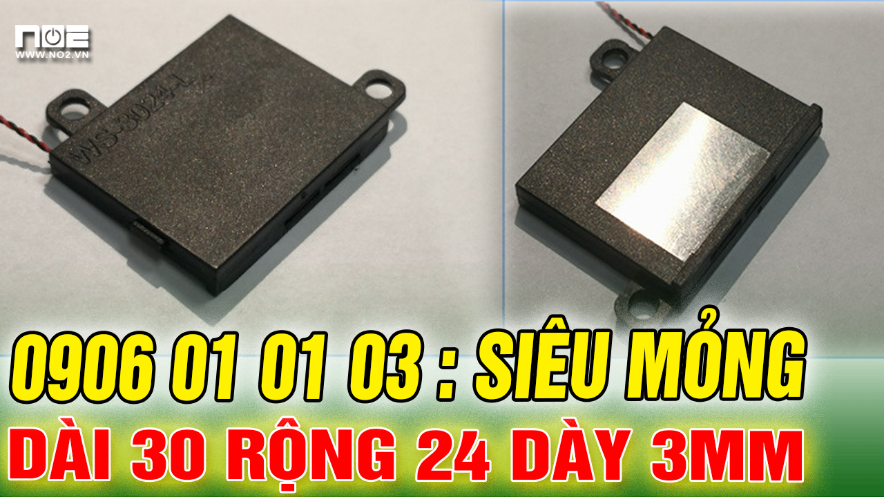 Loa laptop n8, siêu mỏng cho laptop đời cao, dài 30 rộng 24 dày 2.5mm giá 1 cặp
