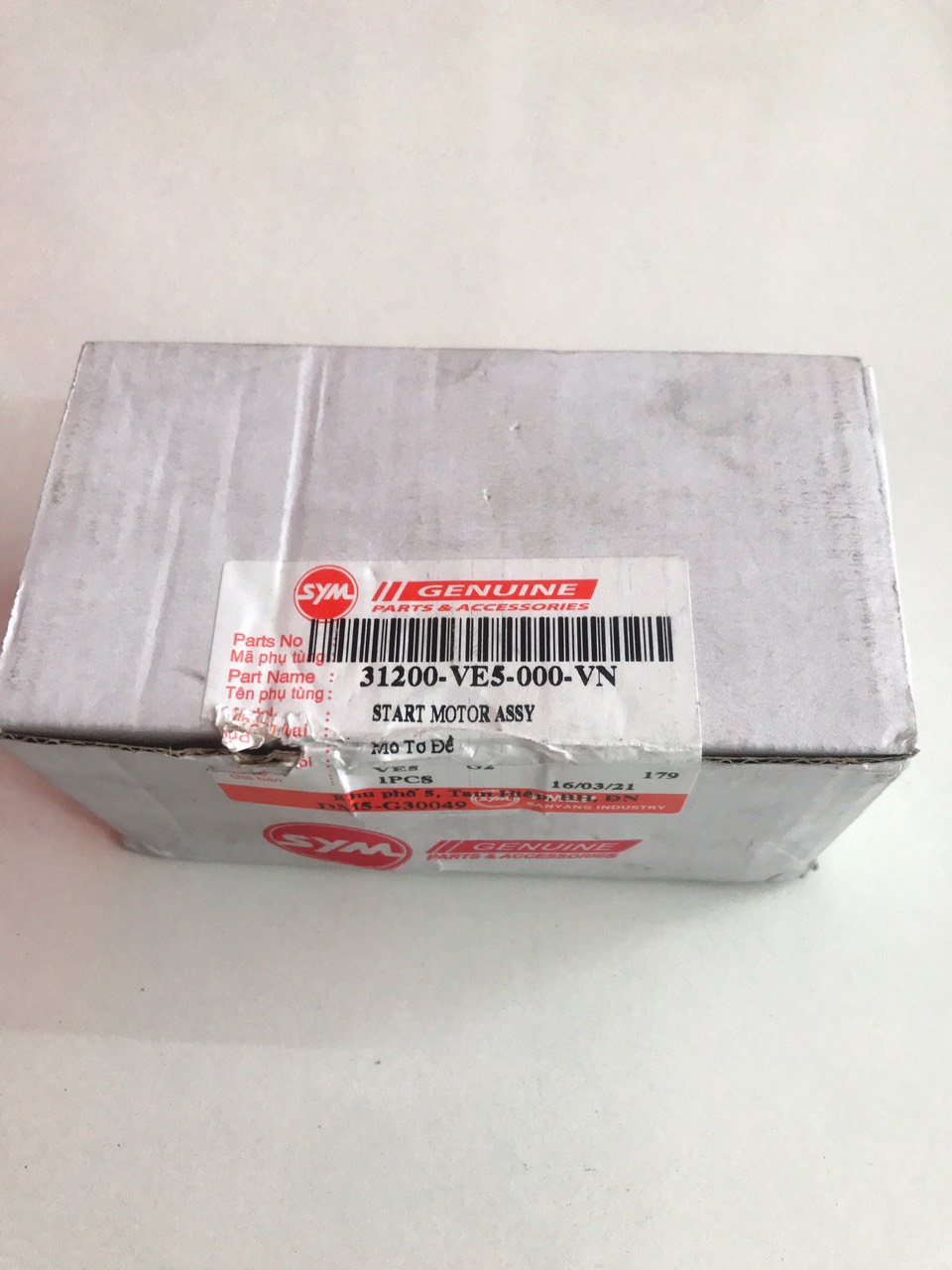 Mô tơ đề (củ đề) xe Star SR 125 VE5 chính hãng SYM [HUNGCLE]