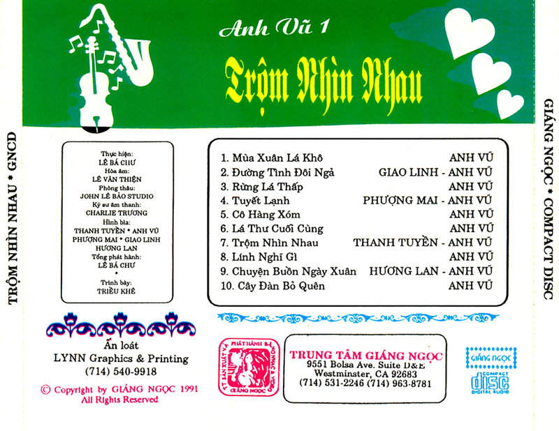 Bộ 5 đĩa Giáng ngọc CD 2