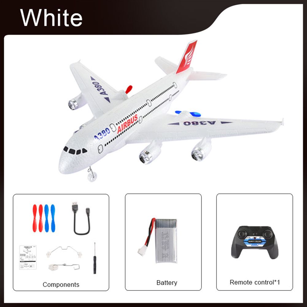 W3DD Hand Throwing 2.4G 2 Channel for Airbus A380 Kid Boy Gift Remote ...