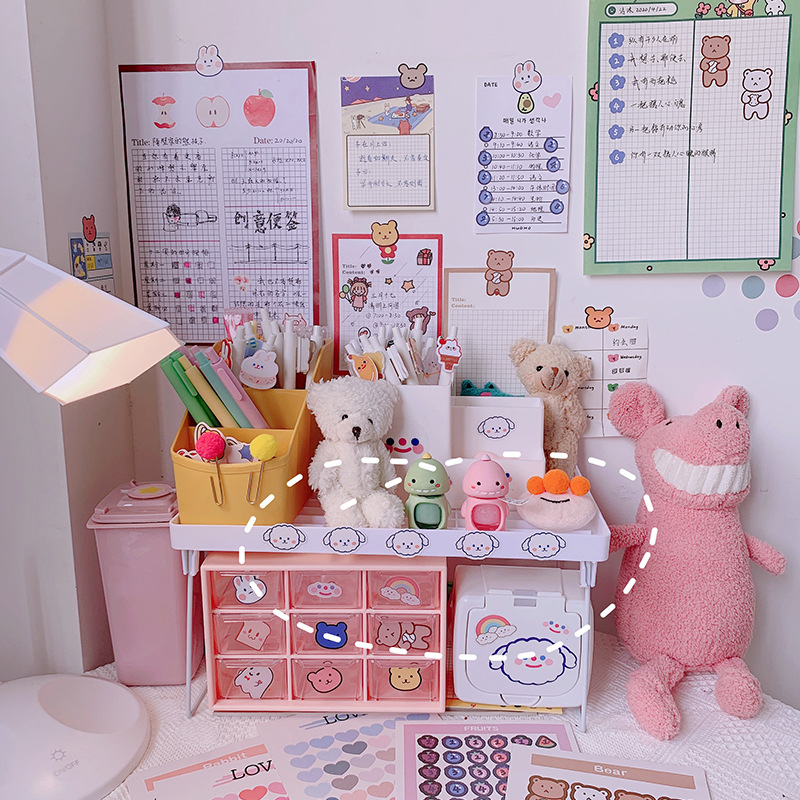 Sticker thỏ, gấu, cừu cho bé