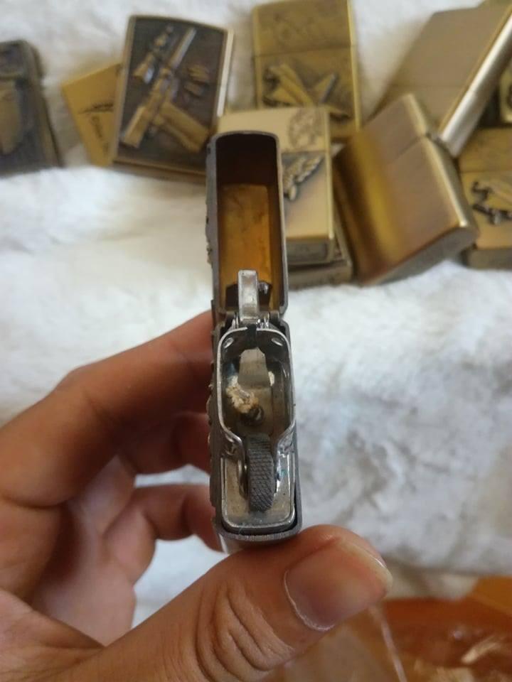 Bật lửa Zippo 3D cao cấp + Tặng đá và bấc (hinh ngẫu nhiên)