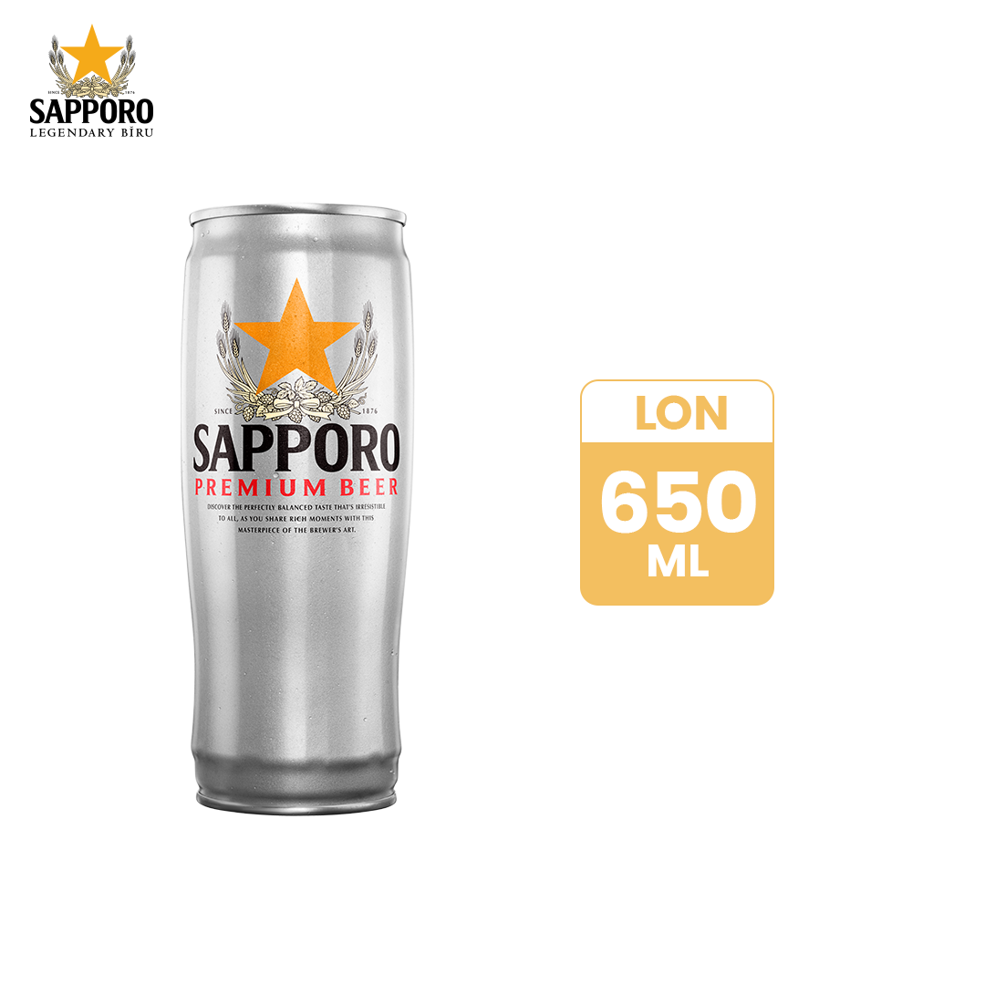 Combo 02 thùng Sapporo Premium 6 lon - 650ml
