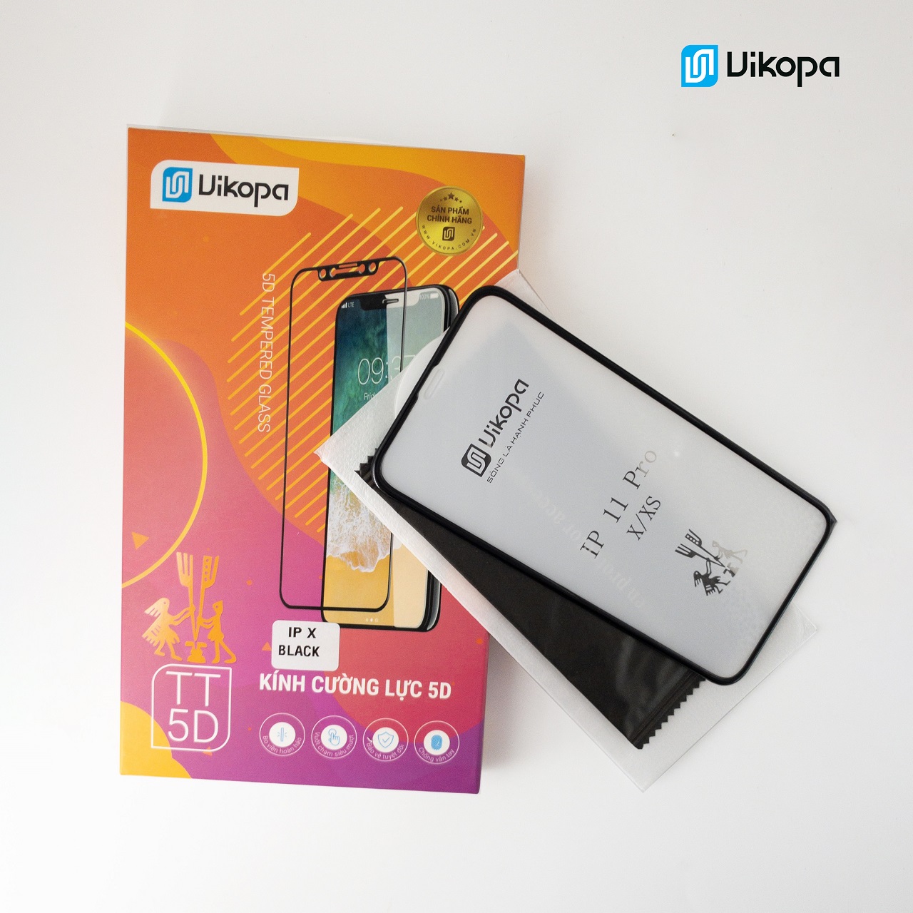 Kính cường lực Iphone - full màn hình 5D