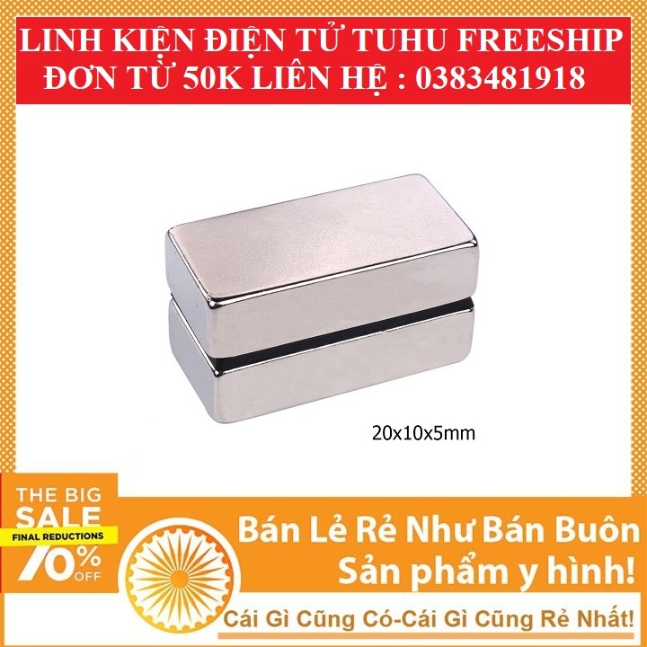 Nam Châm Đất Hiếm Vuông