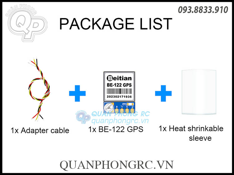 Beitian M10 BE-122 GPS Module dành cho máy bay điều khiển